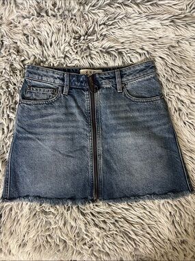 NWOT We The Free Denim Mini Skirt
